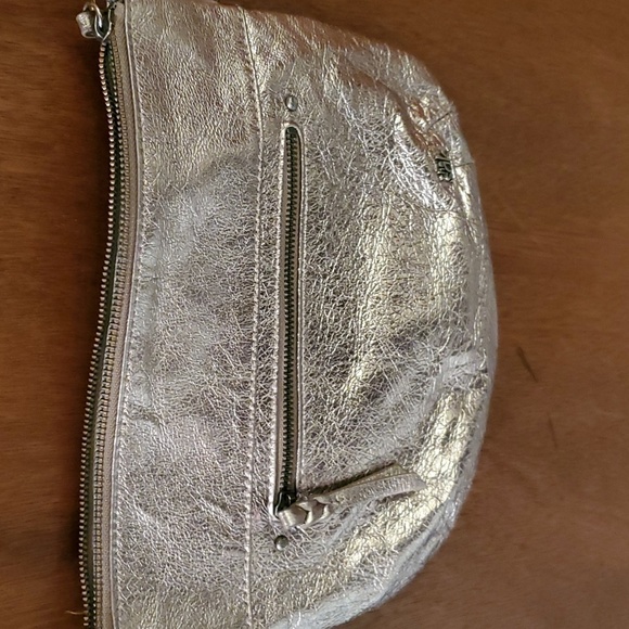 The Sak Gold Leather Purse 11x8.5 - Picture 2 of 7